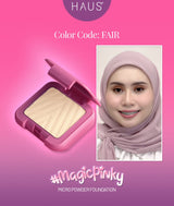 MAGIC PINKY MICRO POWDER FOUNDATION BY HAUS COSMETICS