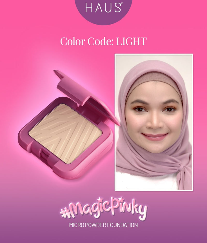 MAGIC PINKY MICRO POWDER FOUNDATION BY HAUS COSMETICS