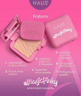 MAGIC PINKY MICRO POWDER FOUNDATION BY HAUS COSMETICS